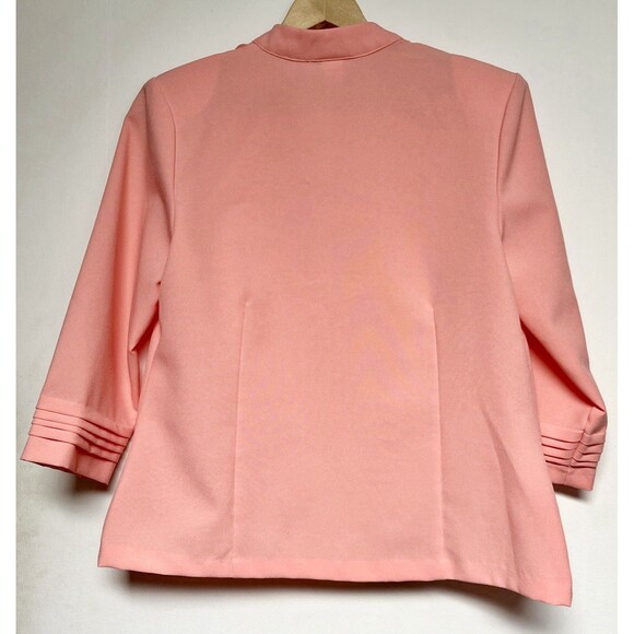 Vtg‎ Bedford Fair Classics Peach Women’s Dress Suit With Jacket Size 10 - Picture 13 of 14